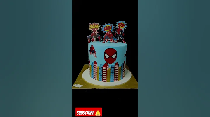 superhero cake | super hero theme cake decorating ideas