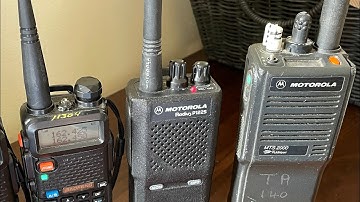 Receive Performance Selectivity Intermod Rejection on VHF Baofeng UV-5R Motorola MTS200 Radius P1225