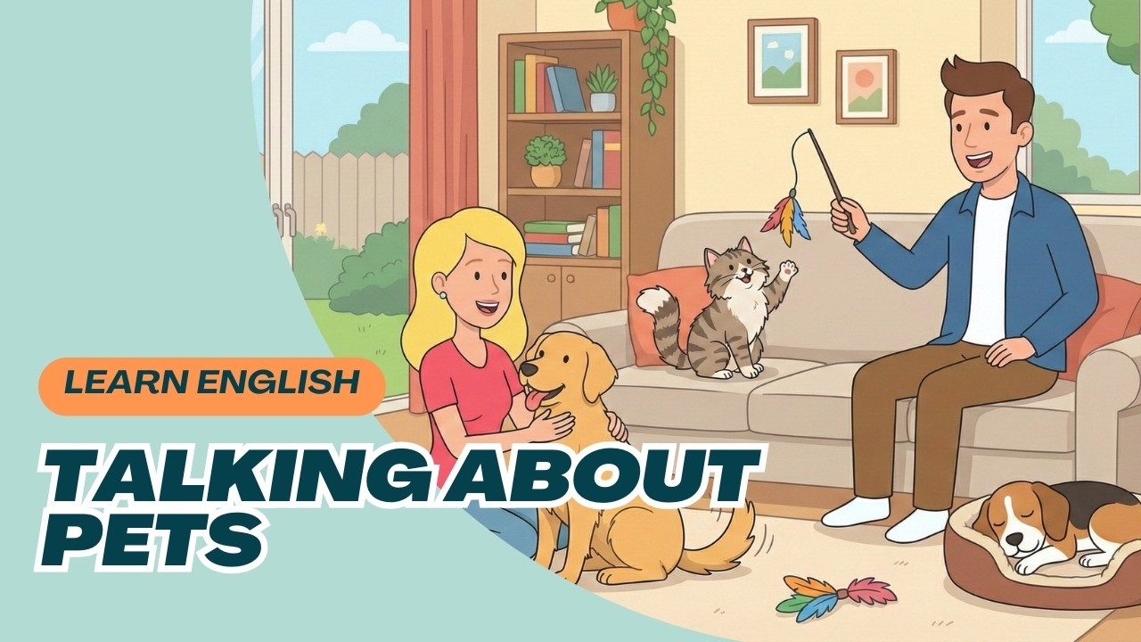 Do You Have a Pet? Easy English Conversation for Beginners | A1 Listening Practice Podcast