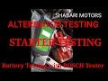 car battery tester, alternator tester, starter tester by bosch battery tester BAT 131