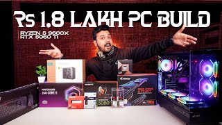 Rs 1.8 Lakh Beast PC Build | Ryzen 5 9600X + RTX 5060 Ti 🔥