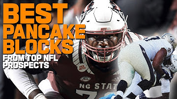 BEST Pancake Blocks by Top NFL Prospects