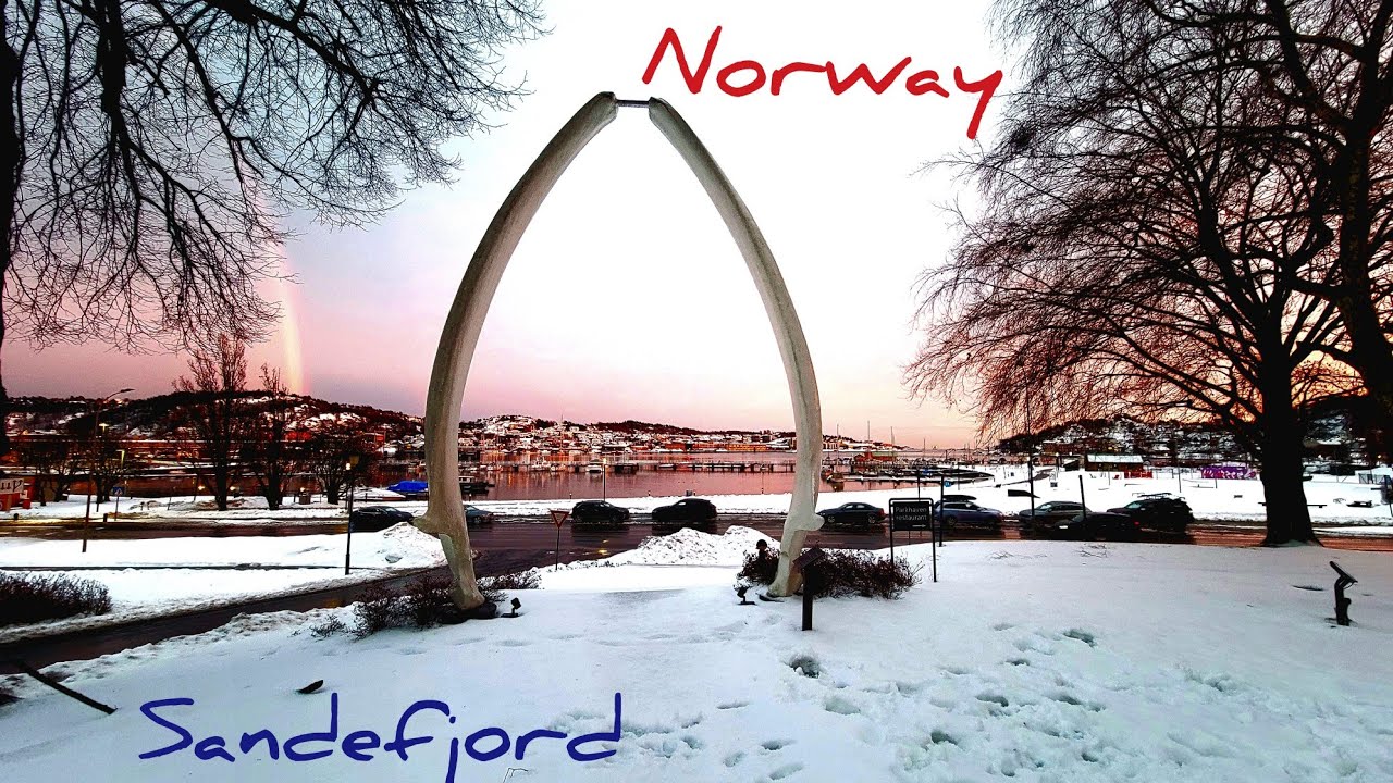 Sandefjord Norway in Winter