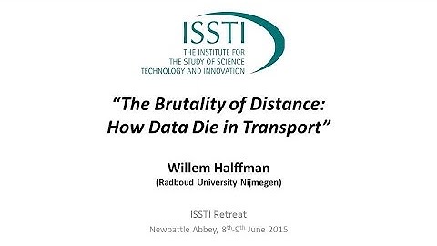 Willem Halffman (RUN): "The Brutality of Distance: How Data Die in Transport""