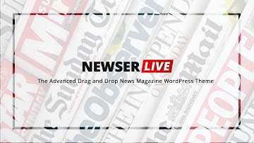 Newser WordPress Theme Intro Video
