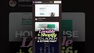 How to build a custom Shopify store with Lovable