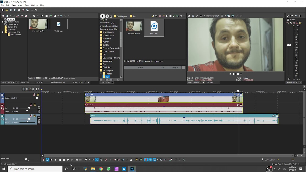 HOW TO AUTO SYNC IN VEGAS PRO 17 - YouTube