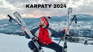 Влог / КАРПАТЫ 2024: Варюсь в чане🥵 Первый опыт на лыжах⛷️ и прочее...