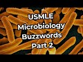 Usmle step 1 microbiology buzzwords part 2