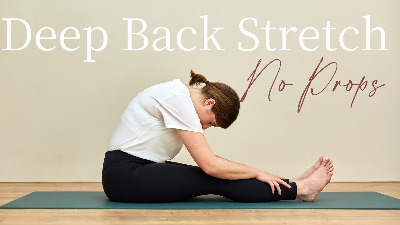Beginner Yin Yoga Back Stretch NO PROPS Deep Back Stretches to Soothe