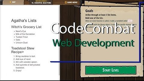 CodeCombat Web Development 2 - Level 15 Tutorial with Answers