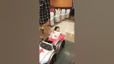 Baby grand entry in her 1st birthday party #birthday #party #firstbirthday