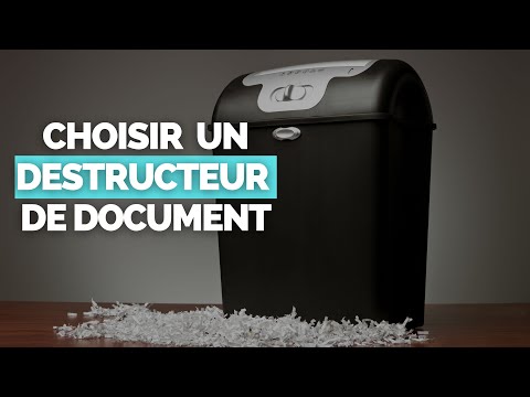 Comment bien choisir un destructeur de documents ? 