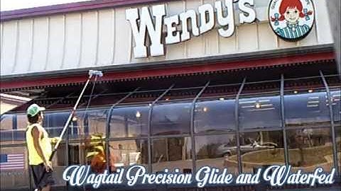 Wagtail Precision Glide and Waterfed brush splash window cleaning 2015 sept