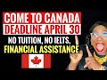 MOVE TO CANADA FOR FREE | UNIVERSITY WITH NO TUITION | STUDY ABROAD FOR FREE IN 2024