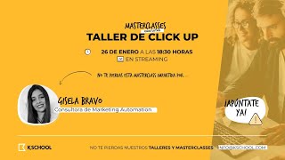 Masterclass gratuita | Taller de ClickUp