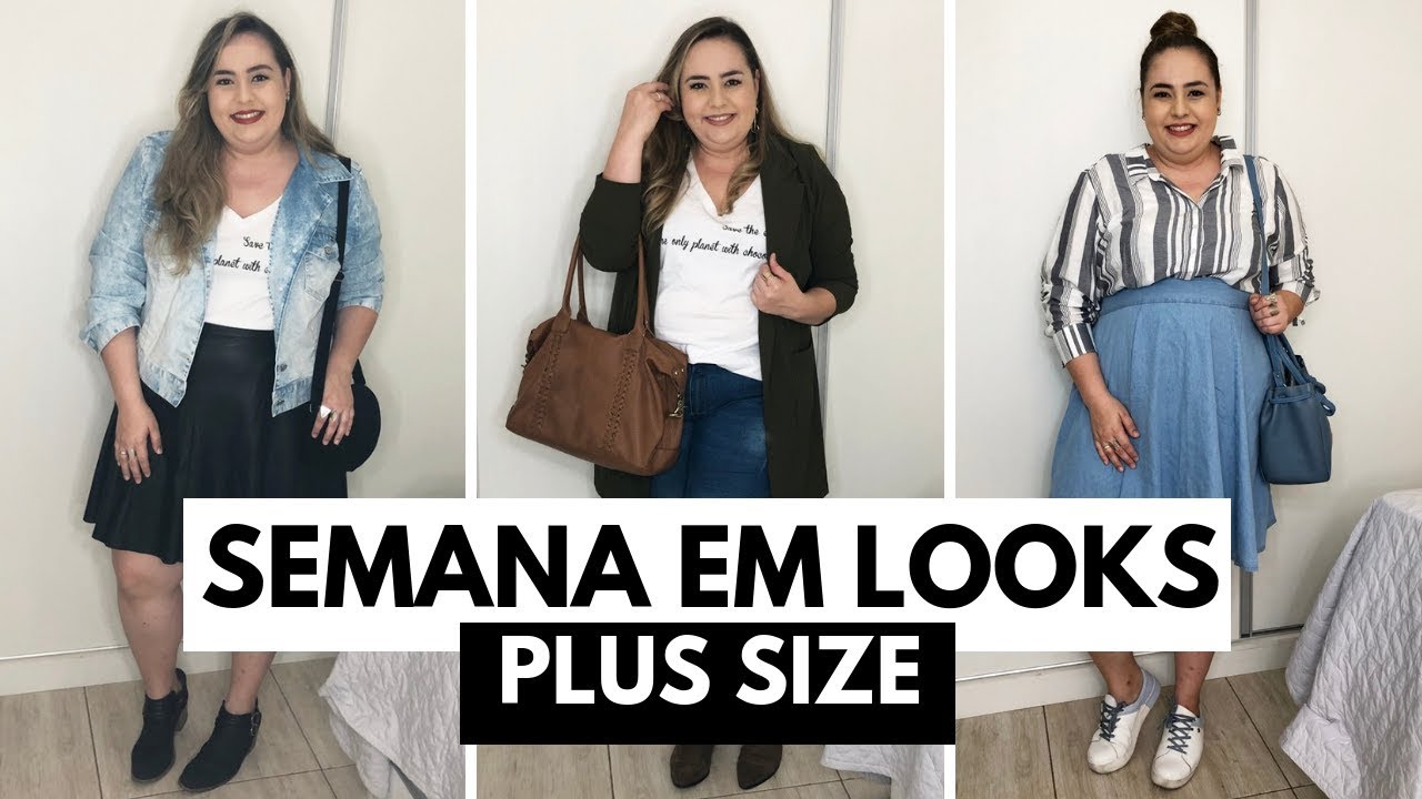 Looks PLUS SIZE da semana // por Ana Luiza Palhares ️ #4 - YouTube