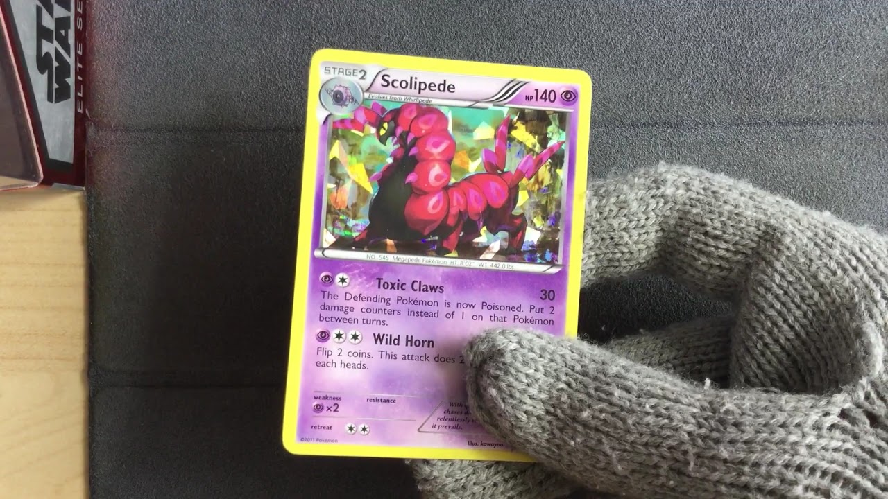 Scolipede 40/98 Cracked Ice Holo - Pokemon Emerging Powers Themedeck Promo