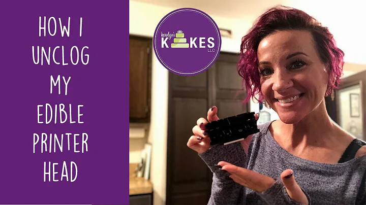 How I Unclog My Edible Printer Head