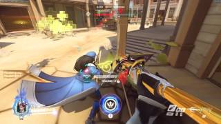 Poor Widowmaker, Taken Out by Mercy 3 Times