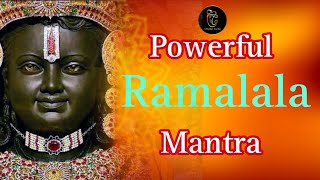 POWERFUL RAMALALA MANTRA to remove negative energy  Shri Rama Rameti Rameti Mantra