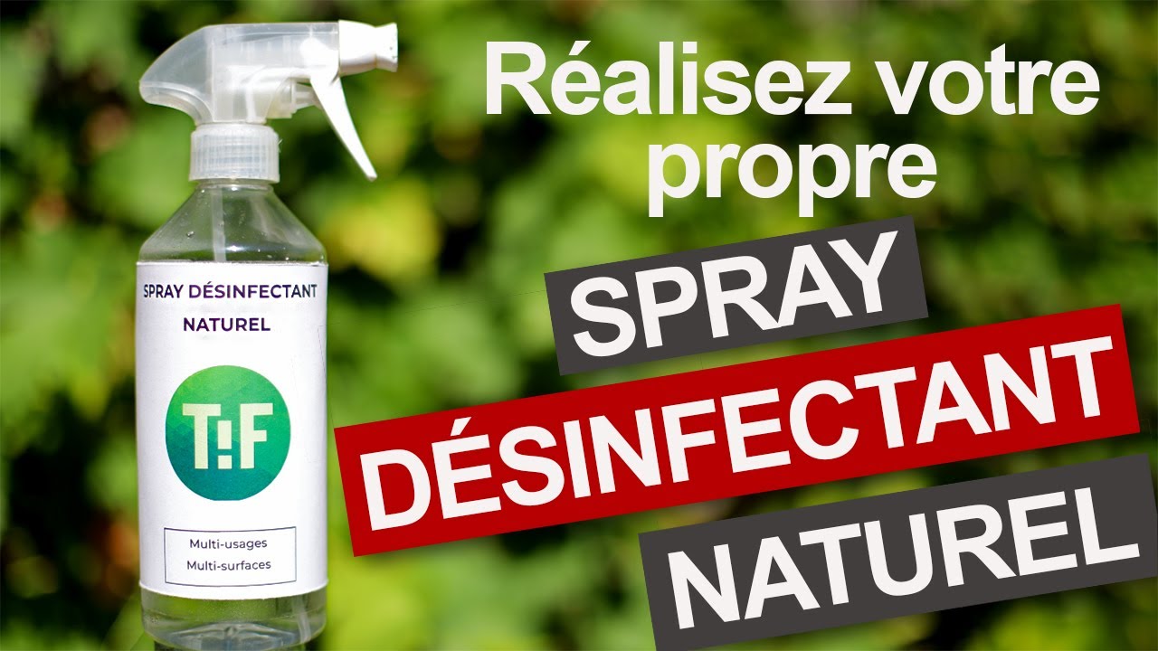 Réalisez votre propre spray désinfectant naturel ! Astuce économique