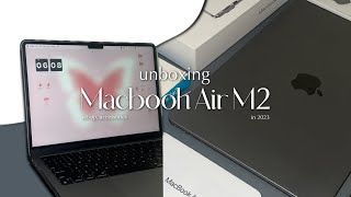 m2 macbook air space grey [unboxing]