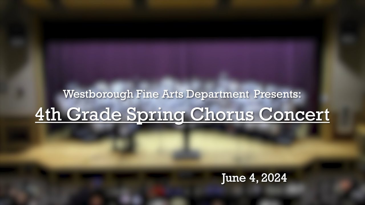 Mill Pond 4th Grade Spring Chorus Concert - June 4, 2024 - YouTube