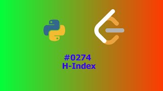 No Sound Leetcode 274: H-Index