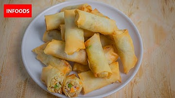 How to Make Delicious Fish Spring Rolls | Easy Fish Spring Roll Recipe | Spring Rolls Recipe Infoods