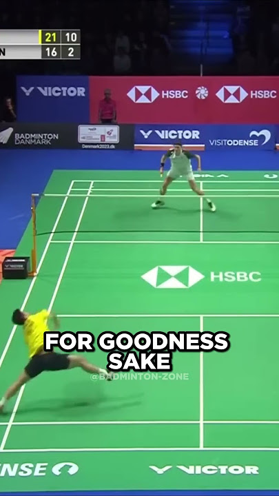 When your confidence level is over 9000 #victoraxelsen #badminton