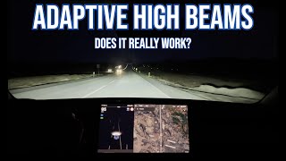 Match Highlights Tesla Model 3 - New Adaptive High Beams