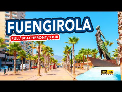 FUENGIROLA | A walk along Fuengirola Beach, Spain 🇪🇸