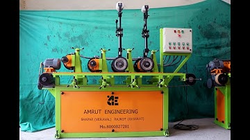 Four Head Hinges Polishing Machine