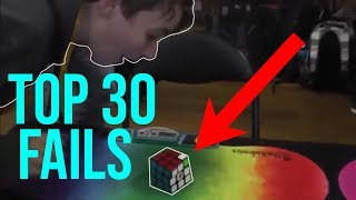 Top 30 Rubik&#39;s Cube Fails