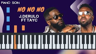 No No No  Jason Derulo Ft Tayc piano Fr Cover Tutoriel Karaoke Paroles