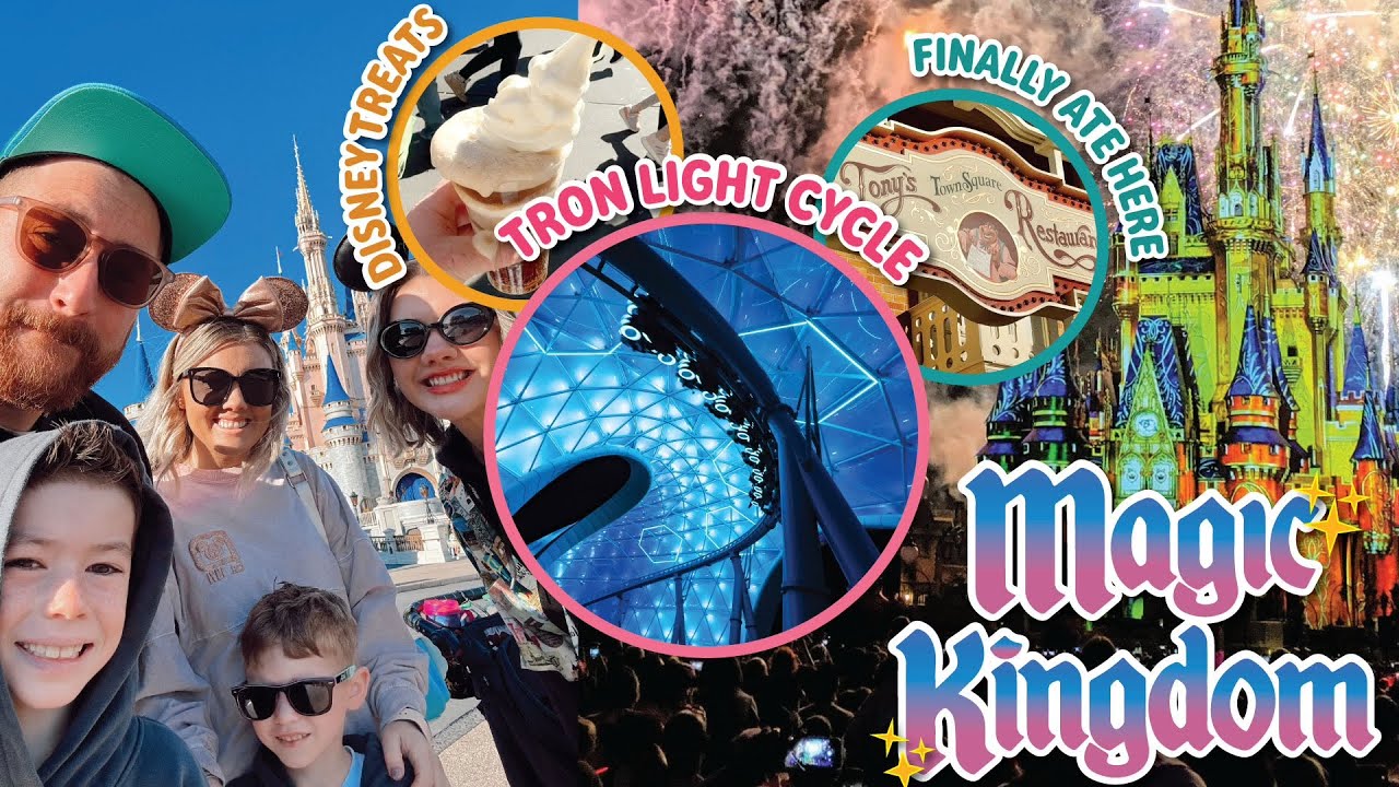 WALT DISNEY WORLD VLOG | MAGIC KINGDOM Day 1 | So many rides, Tony's Towne Square, TRON, & Shopping