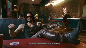 Cyberpunk 2077 - Playing For Time: Talk To Johnny Silverhand at Toms Diner "Help Each Other Out" PS5