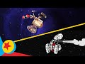 WALLE and EVE Soar Through Space | Pixar Side by Side