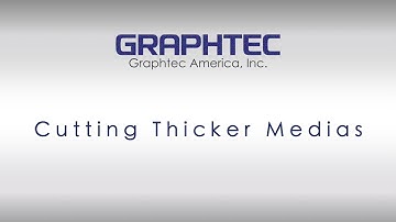 Cutting Thick Media on FC9000