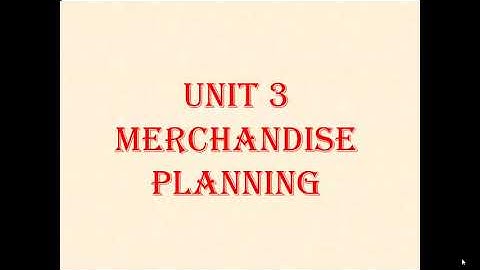 Unit 3 Session 2  Role  and Functions of Junior Merchandiser