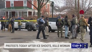 Minneapolis protesters vent their outrage after an ICE officer kills a woman