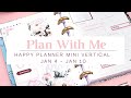 Plan With Me | Mini Dashboard Happy Planner | Jan 4 - Jan 10