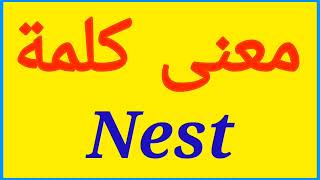 معنى كلمة Nest | الصحيح لكلمة Nest | المعنى العربي ل Nest | كيف تكتب كلمة Nest | كلام إنجليزي