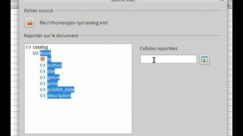 1ere Page Convertir Fichier XML en tableau Excel avec Libre Office Calc
