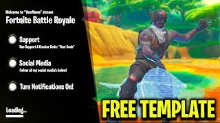 *FREE* Fortnite Animated Loading Screen Template (Fully Editable) AED + PSD INCLUDED