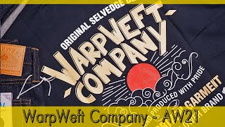 WarpWeft Company - слабби деним Hikari 20 Oz и Mizu 18 Oz / Куртки Wabash/ Футболки 7 Oz - AW2021