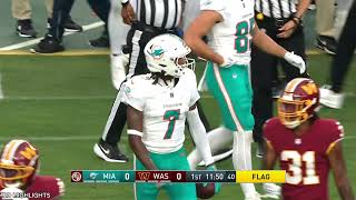 Full Caleb Douglas INSANE One Handed SNAG🔥👀 // Dolphins Vs Commanders Pre-Season Game News