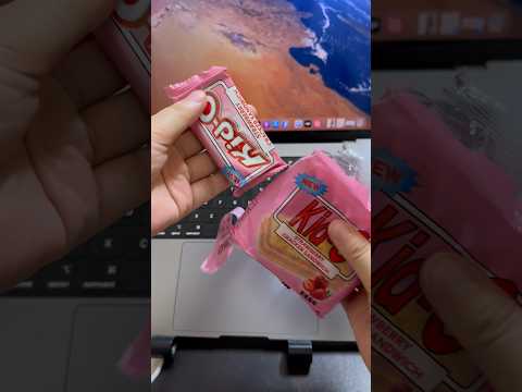 Strawberry Cracker Sandwich #asmrsounds