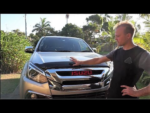 Isuzu MU-X Bonnet Protector Installation – How To Install a Bonnet Protector